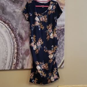 Isabel Maternity fitted knee length dress size XL